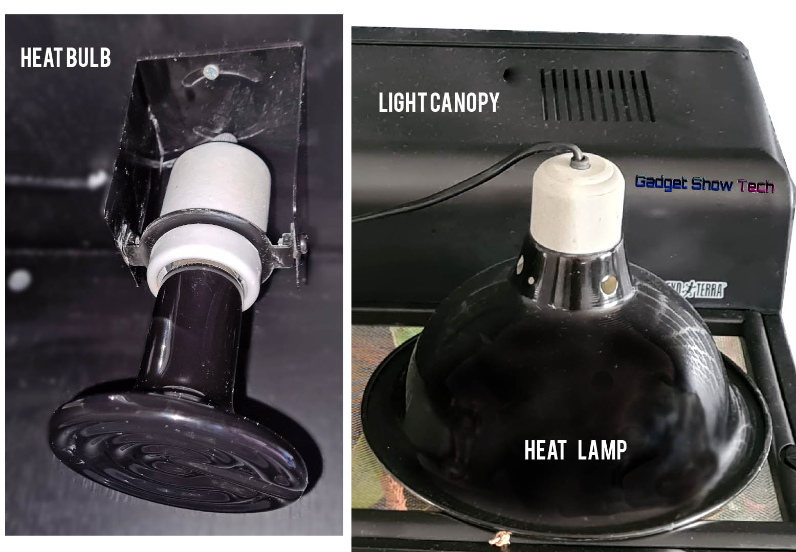 Ceramic Basking Heat Ligh Bulbs Black. Wayne's TerraWorld Rolf C Hagen (UK) Ltd Castleford, West Yorkshire, UK