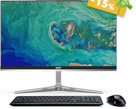 ACER Z24-890 Intel® Core™ i7-8700T  - 1 TB HDD, Silver