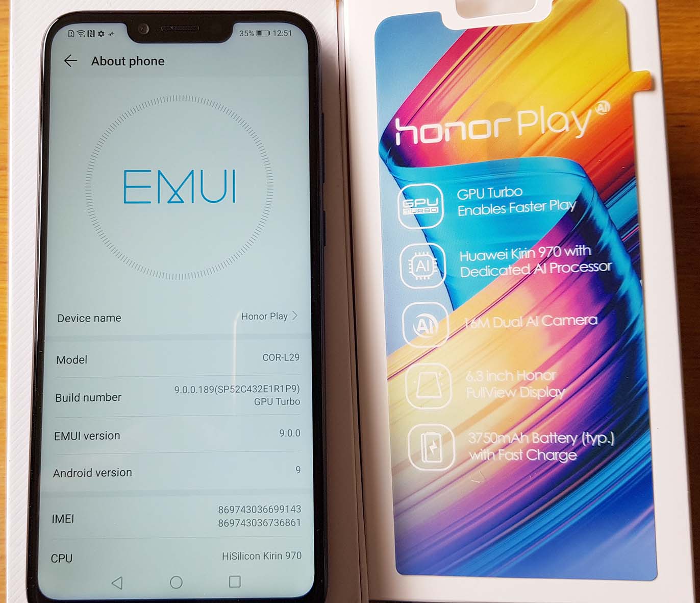 Huawei Honor play Android 9 Pie EMUI 9.1 Updates Download smartphone