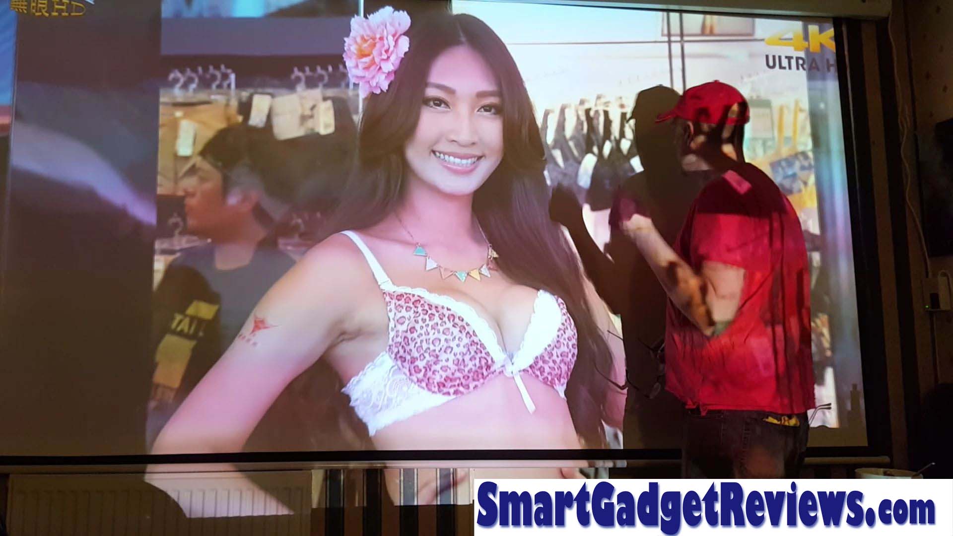 Girls Asian at Home Big Screen Porn Naked Home cinema 3D HD 1080p LED vs DLP projectors