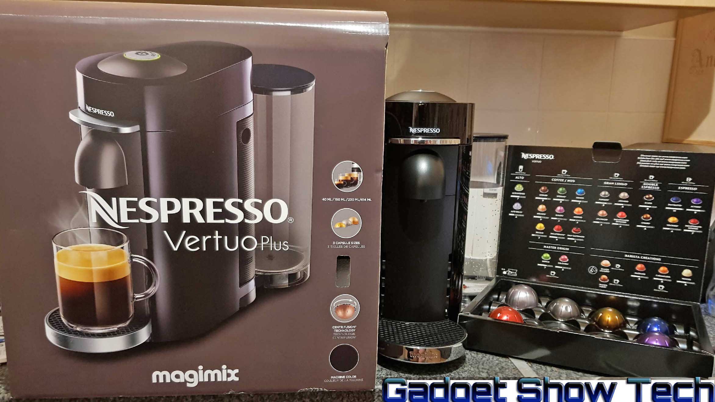 Nespresso Vertuo Plus Coffee Machine by Magimix