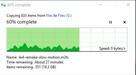Returning Samsung m3 external drive Slow on USB 3