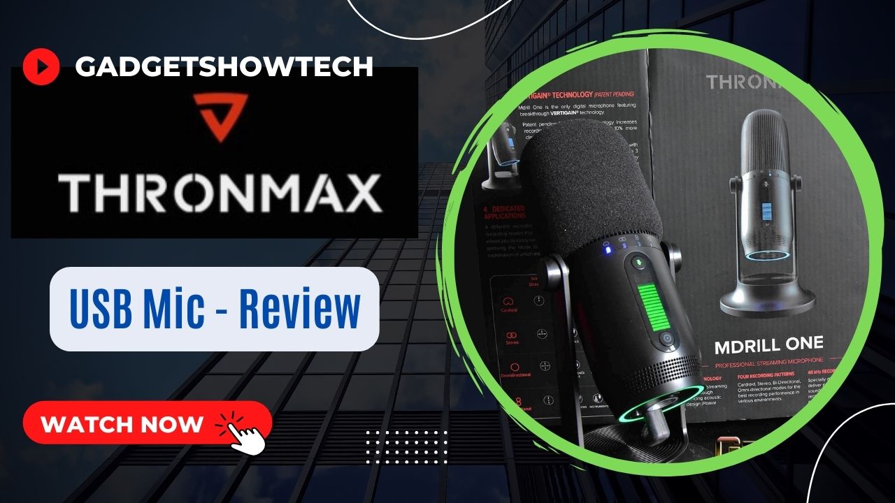 Unboxing Review Thronmax MDRILL ONE microphone LED