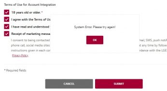 LG say they sell 5 year old tech