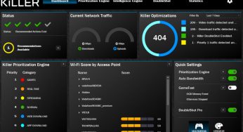 Intel® Killer™ Intelligence Center app optimises broadband performance