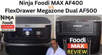 Ninja Foodi MAX AF400 vs FlexDrawer Megazone Dual AF500 Air Fryers