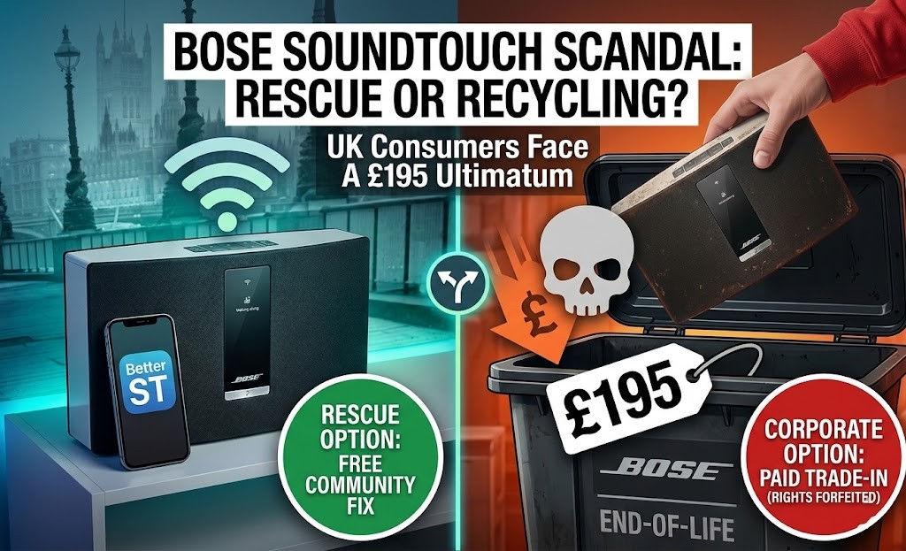 The Bose SoundTouch cloud Scandal trade in trap