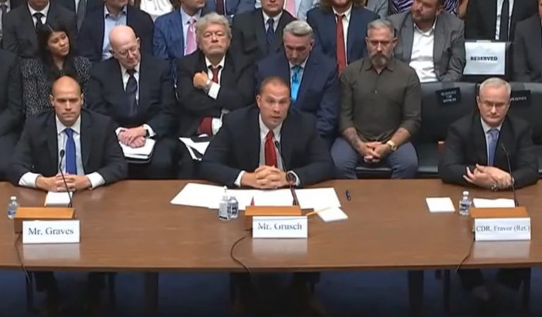 Whistleblower Pilots Testify at UFO hearing that Superior Craft are serious Threat being covered up by Government