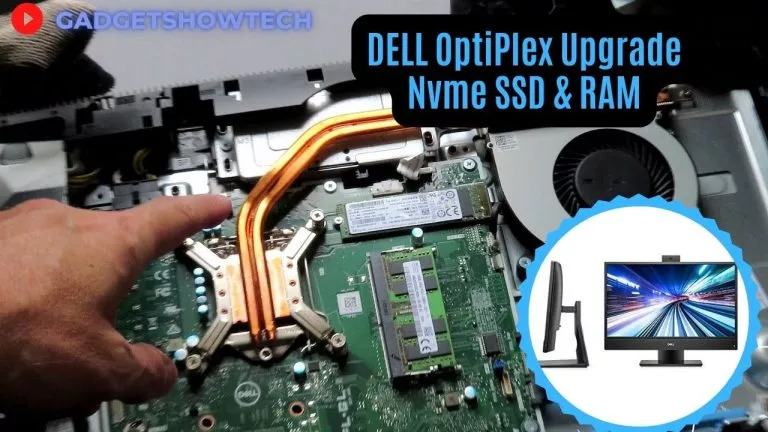 DELL OptiPlex AIO Disassembly RAM SSD Nvme Upgrade Repair Replacement for Series 7470 7780