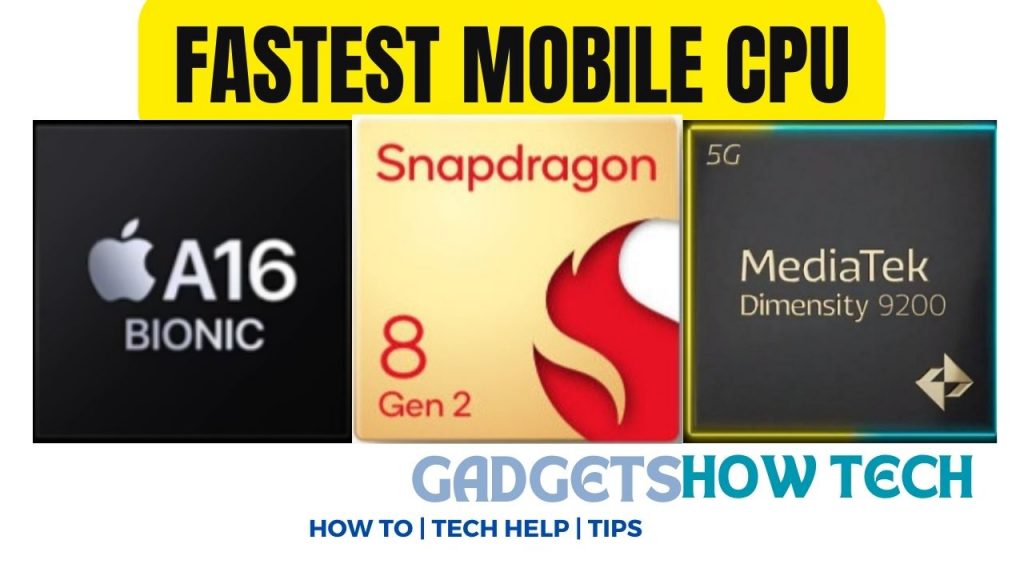 fastest mobile phone cpu processors