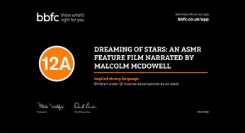 Free ASMR Feature Film Dreaming of Stars from Cineworld
