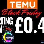 Black Friday Buying TEMU Tech Gadget Products